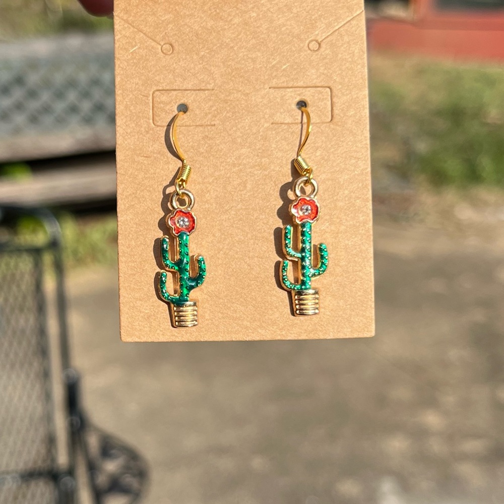 Blooming Cactus Earrings